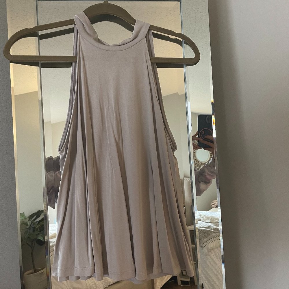 Lush Mock Neck Tank Top